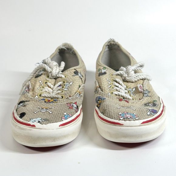 Vans One Piece Authentic Nami Straw Hat Crew Shoe Sneaker Men 6.5 / Womens 8 - Picture 3 of 16